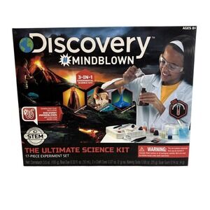 Discovery Mindblown Ultimate Science Kit 17 Piece Experiment Set STEM Ages 8+
